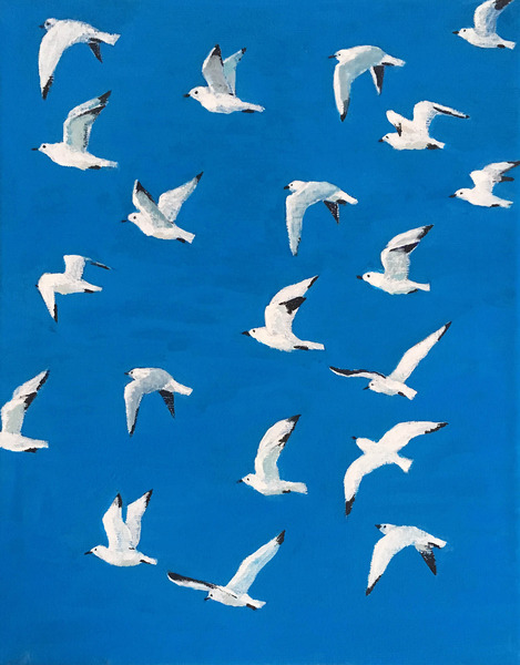 風景画 空と海の間に Summer7 Art Meter