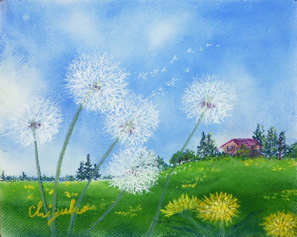 Cute画 タンポポの綿毛 Chizuko Art Meter Cute画 タンポポの綿毛 Chizuko Art Meter
