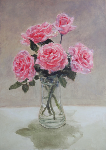 Roses in a vase