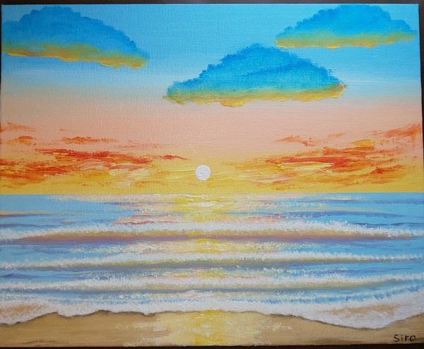 煌めきの海」 by 白薔薇｜Artmeter｜暮らしを彩るアートが