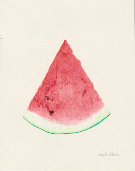 スイカ」 by Nish Ihara｜Artmeter｜暮らしを彩るアートが