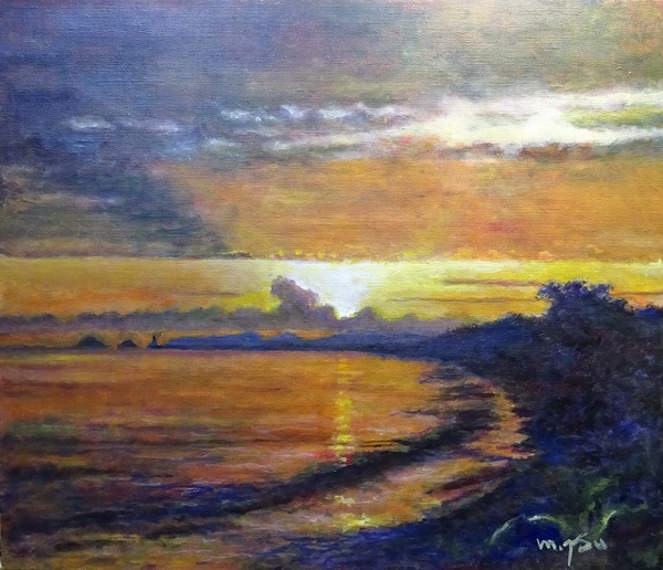 Cool画 伊勢湾の日の出 M Tsu Art Meter