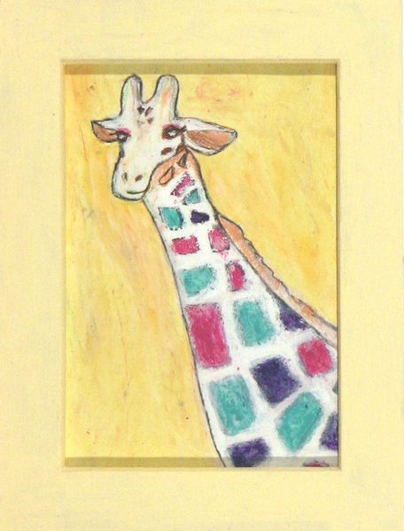 カラフルなキリン：自然の芸術性🌈 🦒壁紙 - PHONEKYから携帯
