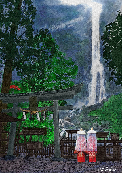 那智の滝 (1/5)」 by ハンサムブースカ|Artmeter|暮らしを彩る 那智の滝 (1/5)」 by ハンサムブースカ|Artmeter|暮らしを彩る