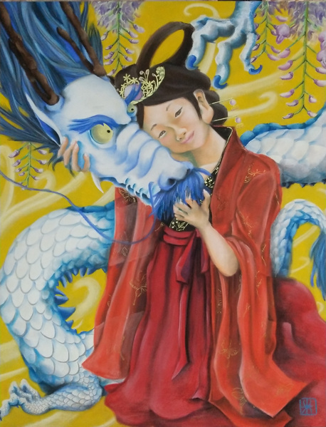 吉祥天と龍