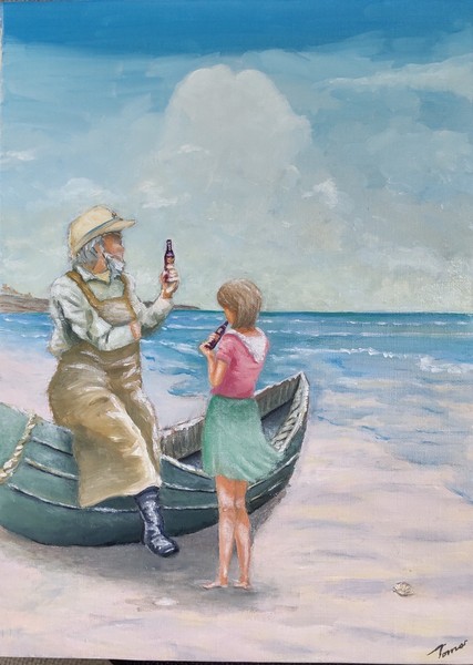 老漁夫と少女