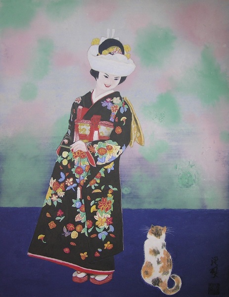 動物画 今日でお別れね 渓翠 Art Meter 動物画 今日でお別れね 渓翠 Art Meter