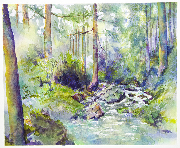 Relax画 奈良洞川キャンプ場にて 春 Art Meter