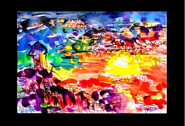 マルセイユの朝日