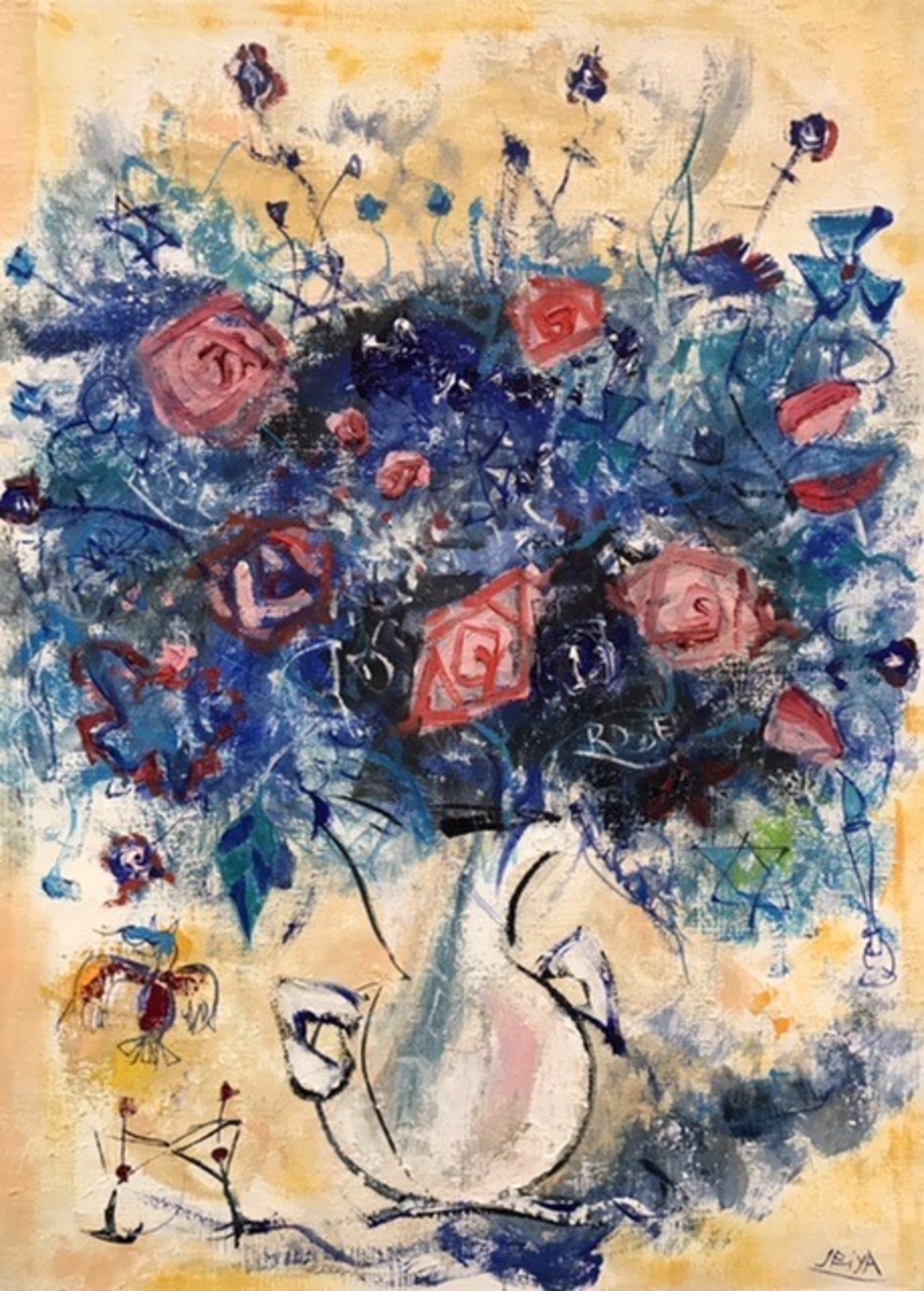 5本の薔薇の花束