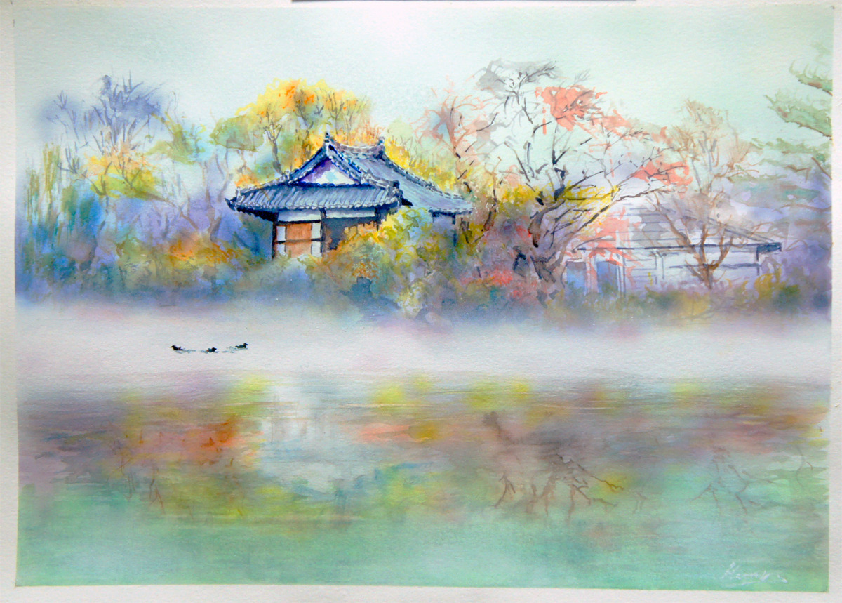 水彩風景3」 by 春｜アート・絵画の販売(通販)サイト Artmeter - 国内
