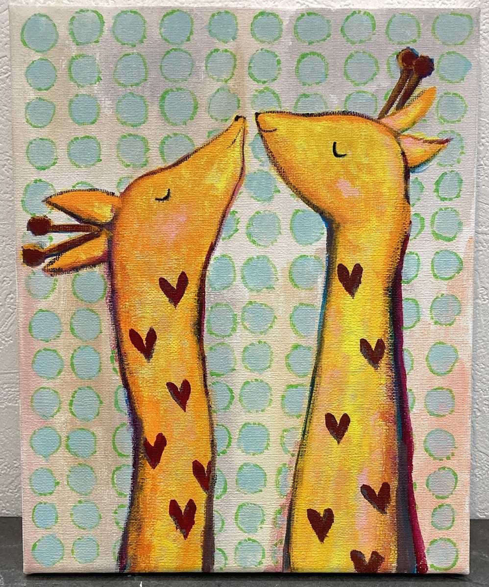 two giraffes