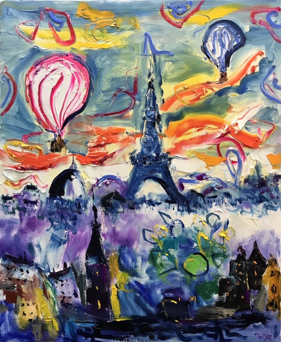 パリの熱気球