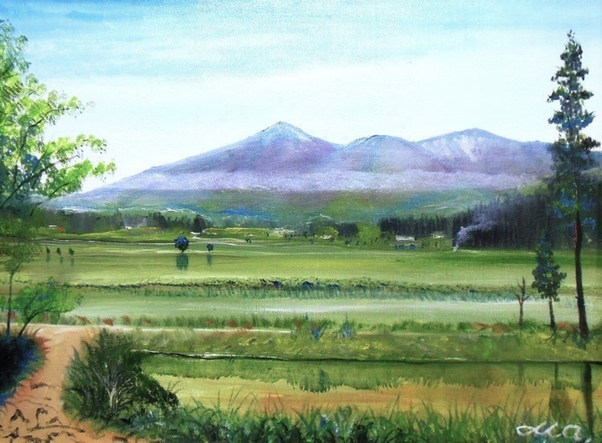 春の田園風景
