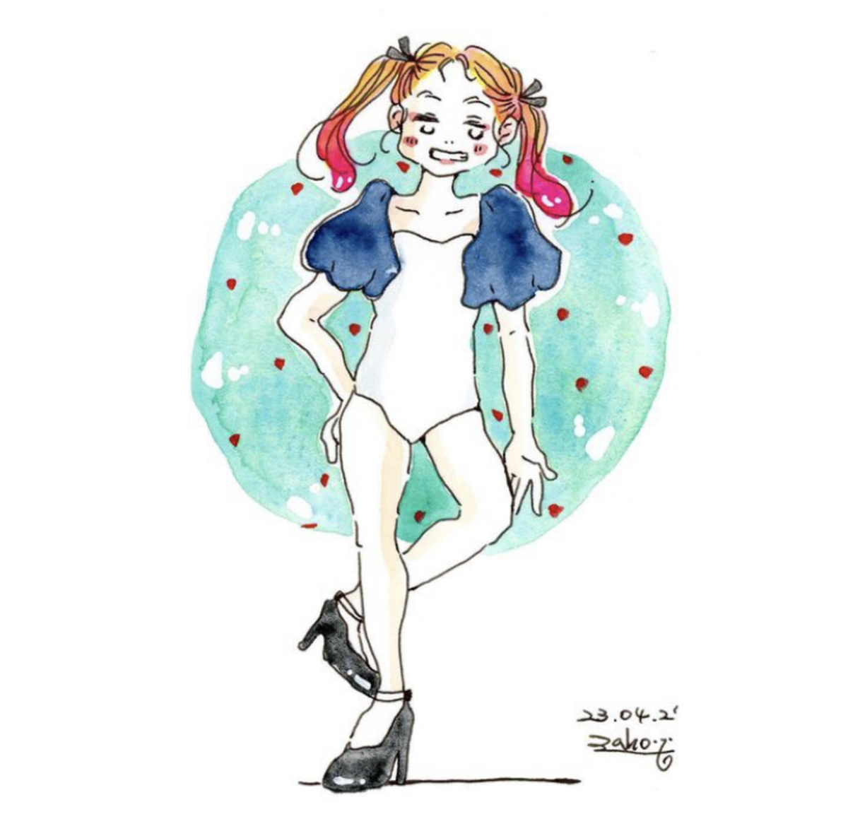 ツインテールガール
