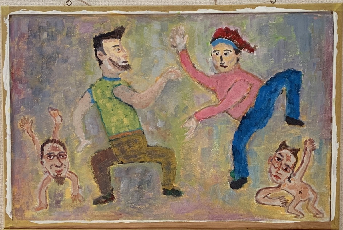 踊る親父たち