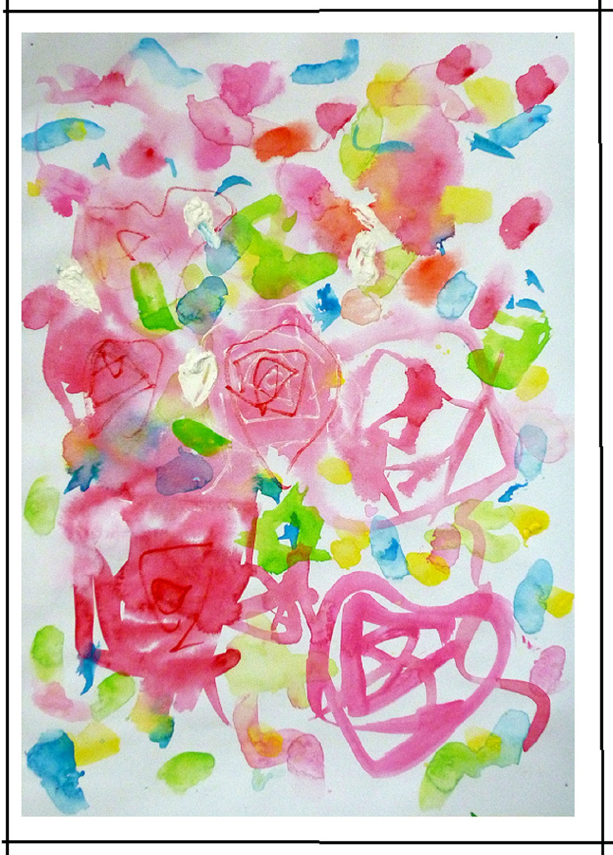 絵画】ボタニカルアート 「かのこゆり」原画