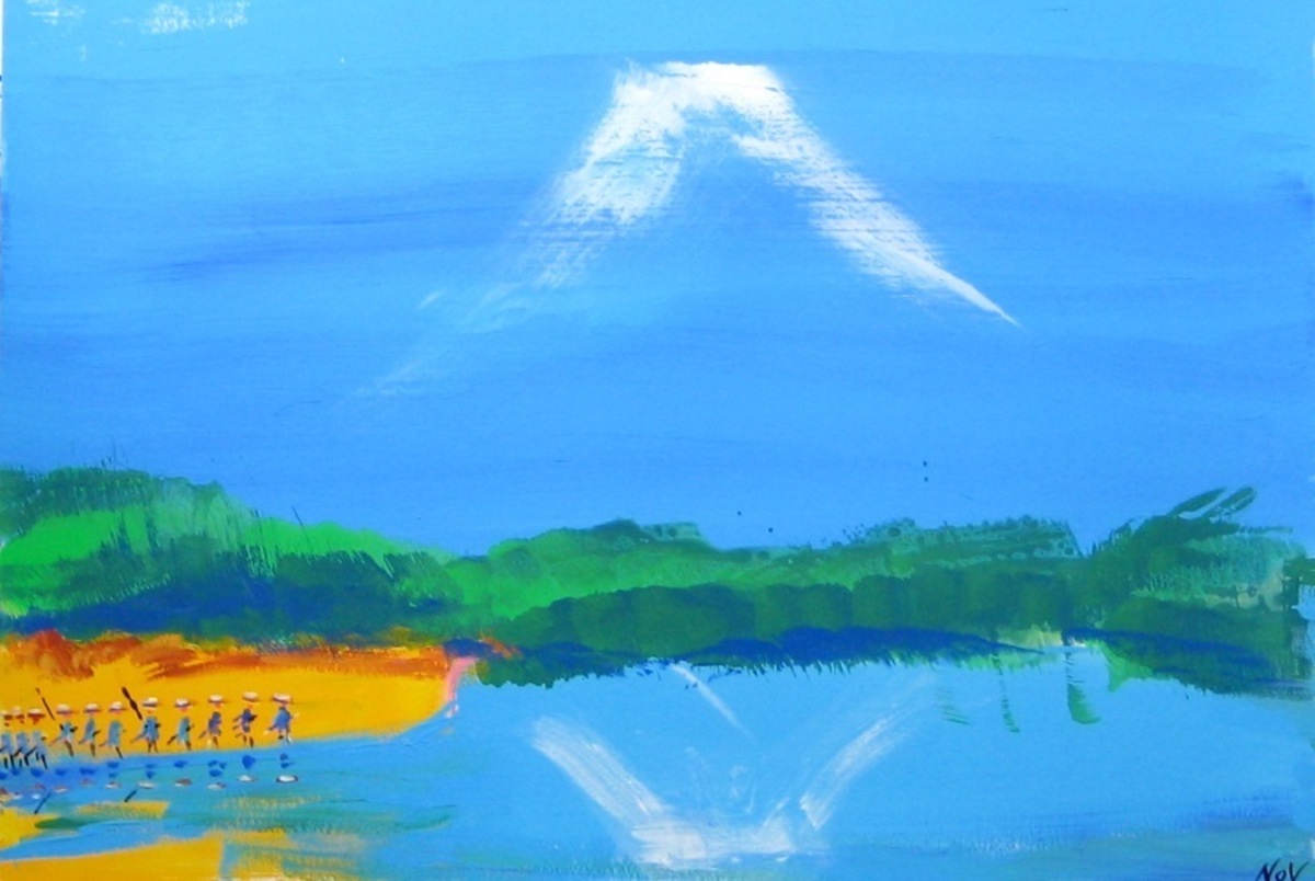 旅人たちの富士の山