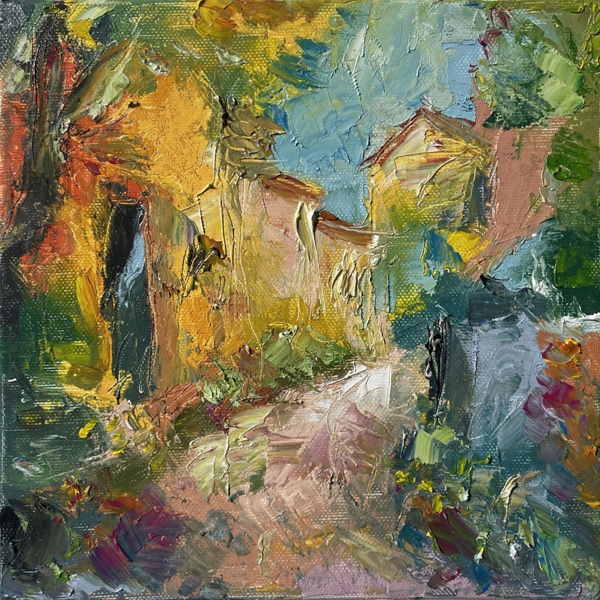 「小路」 by Mori Yuri|アート・絵画の販売(通販)サイト Artmeter 国内最大級のインディーズアート専門マーケットプレイス