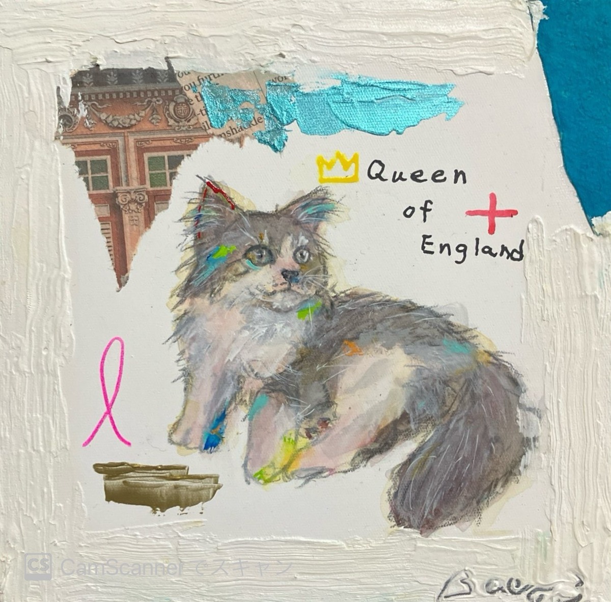 Grab the flag2 ライオンキャンバスF6号BAEZ3