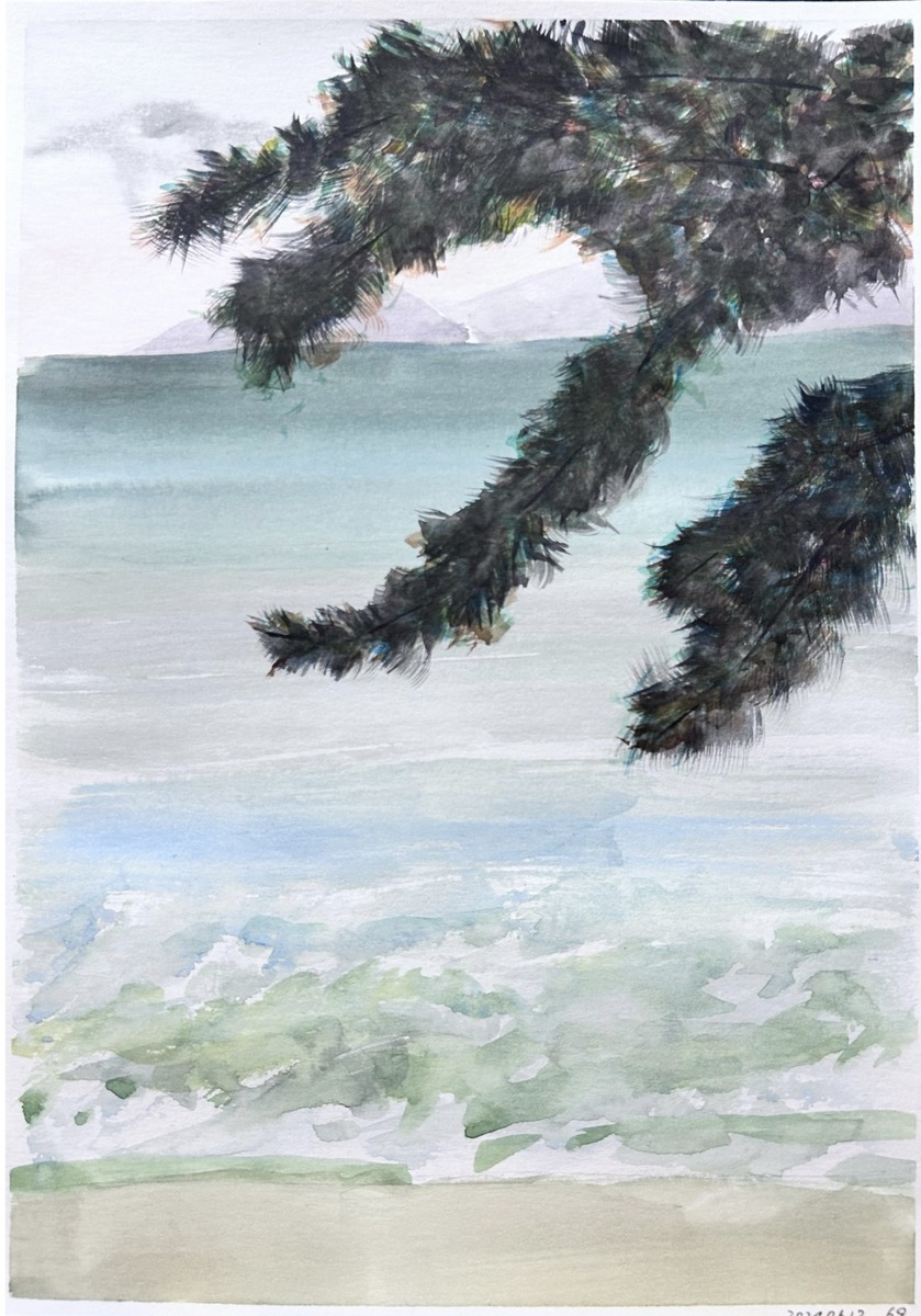 琵琶湖・朝