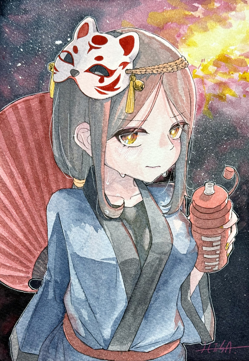 夏祭りの女の子