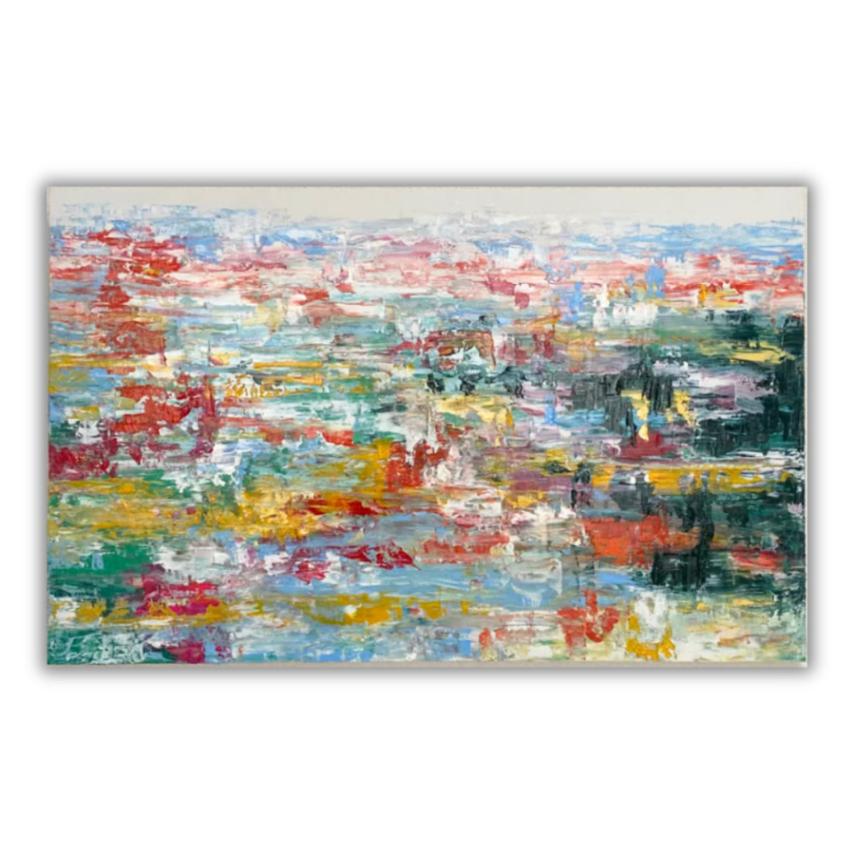【真作】絵画　ガラス絵　風景画　懐かしい日本の原風景　静寂な海と松林　U36 真作】絵画 ガラス絵 風景画 懐かしい日本の原風景 静寂な海と