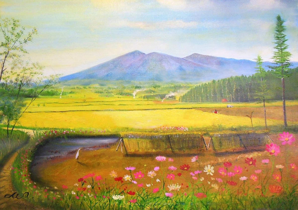 青木今陽 絵画 油絵 肉筆油絵 静物画 赤い薔薇 F6 青木今陽 絵画 油絵 肉筆油絵 静物画 赤い薔薇 F6