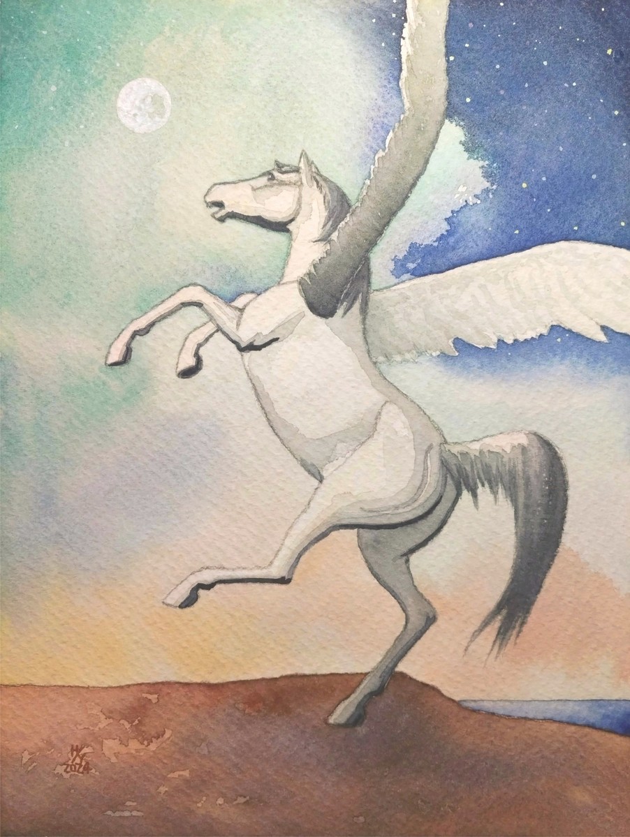 ペガサス絵画