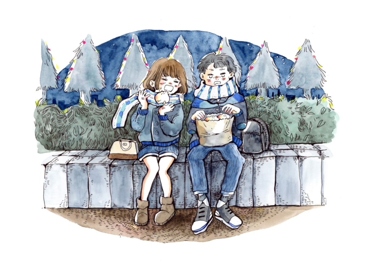 きみと肉まんを。