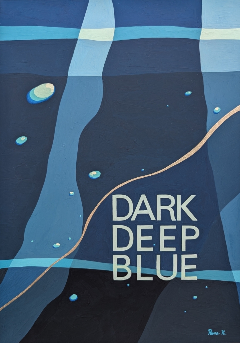 DARK DEEP BLUE