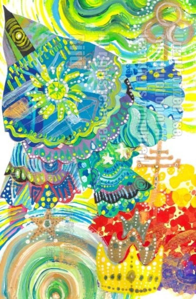 タロットカード 法皇 5:THE HIEROPHANT