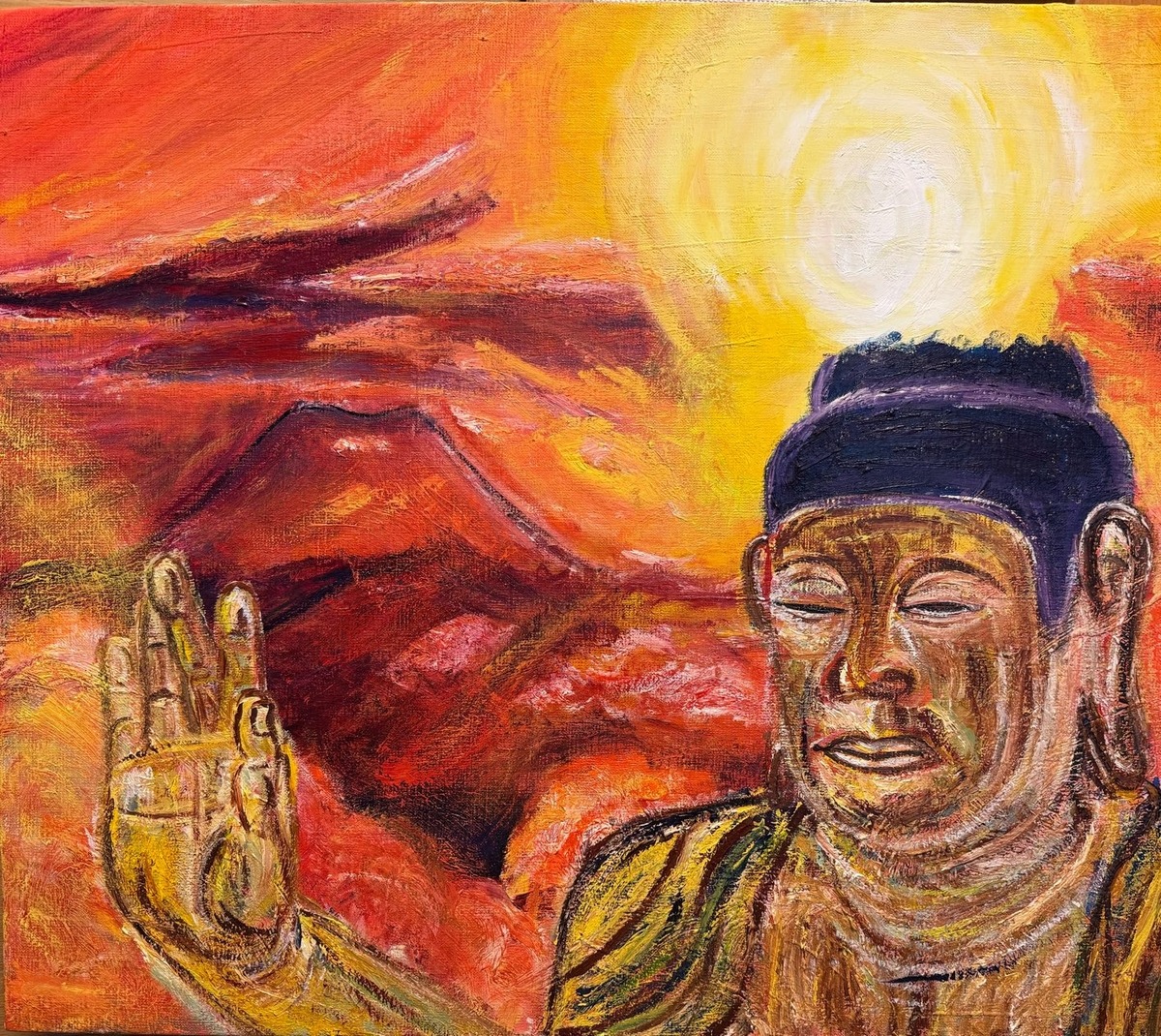 赤富士仏陀