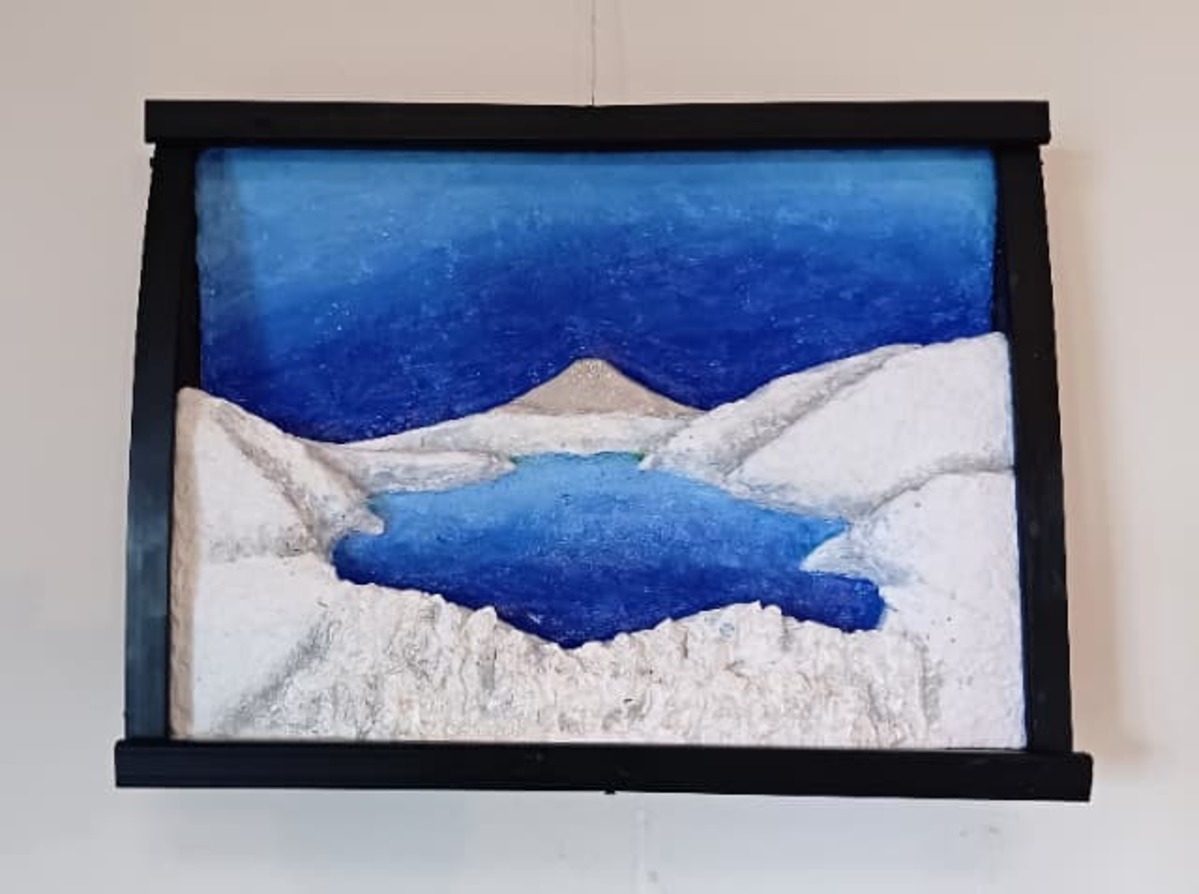 本栖湖の冬景色