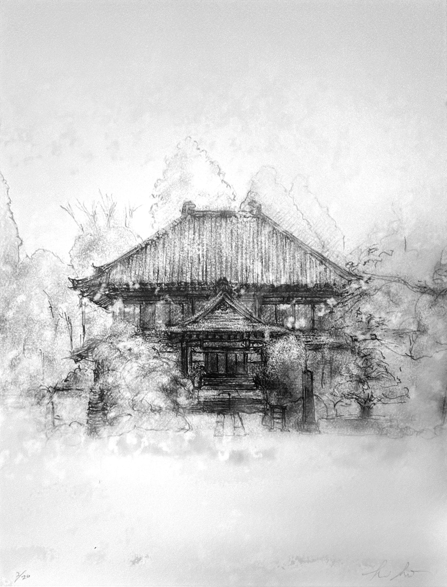 雪の日本寺本堂(2/20)