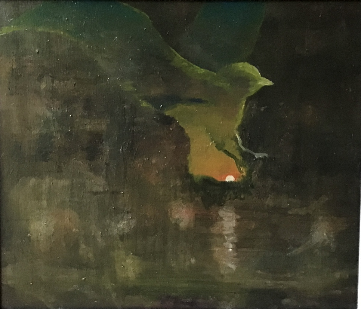 夕暮れの鳥