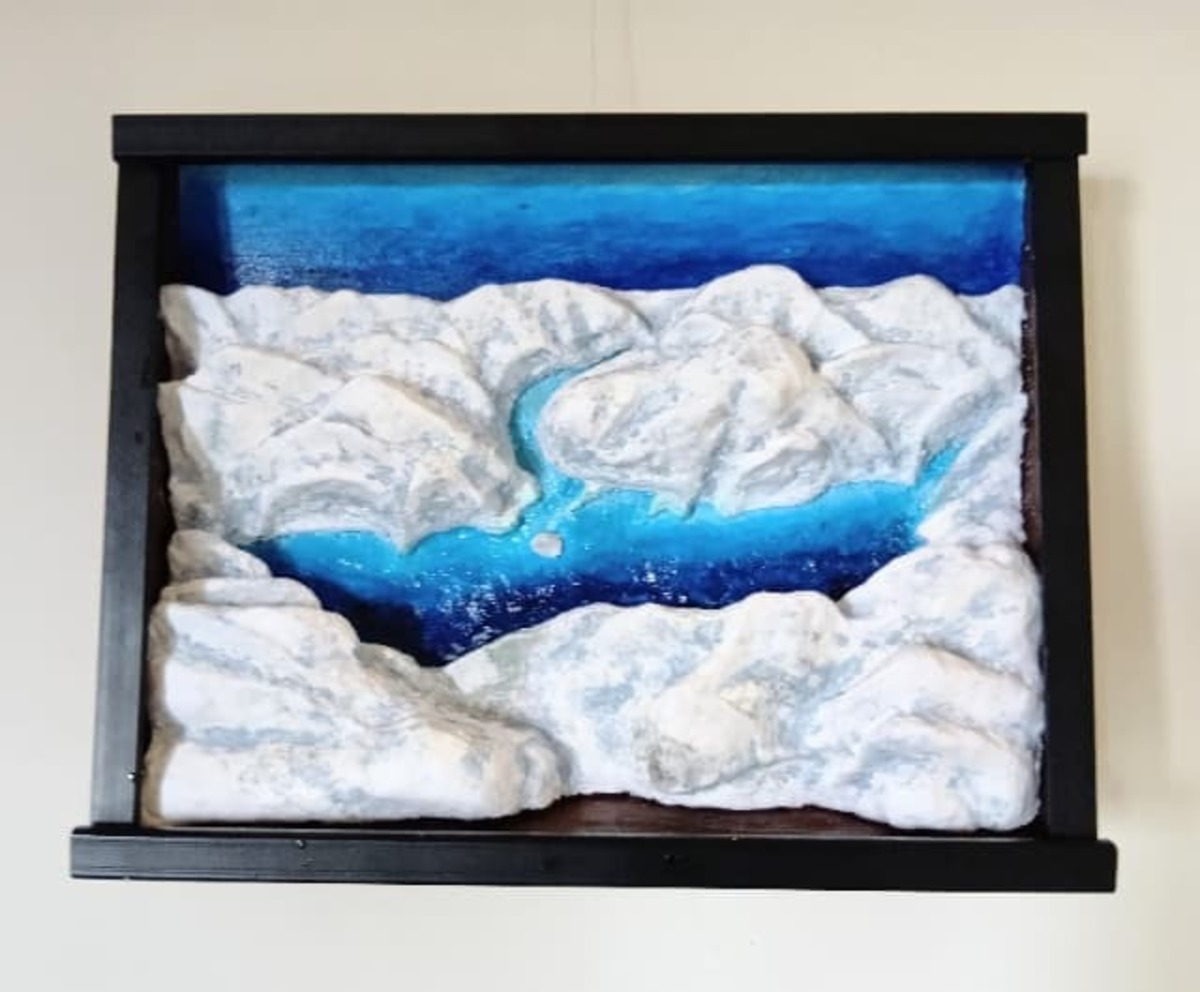 丹沢湖の雪景色