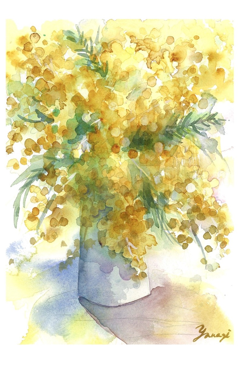 ミモザの花束