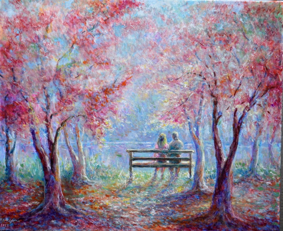 恋人たちの秋 ― 光の庭にてAutumn for two,in a garden of lightt