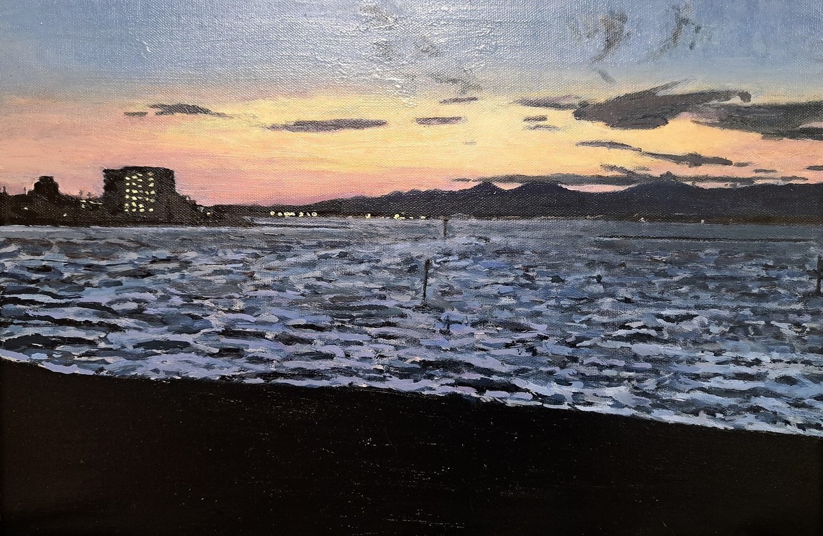 浜名湖 夕景