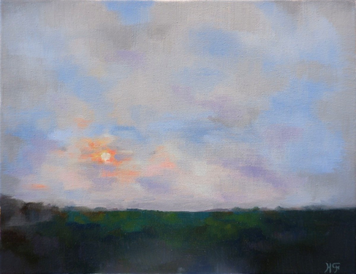 夕日