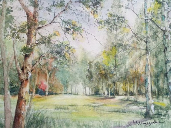 森の風景」 by 梅崎 秀夫｜Artmeter｜暮らしを彩るアートが、きっと