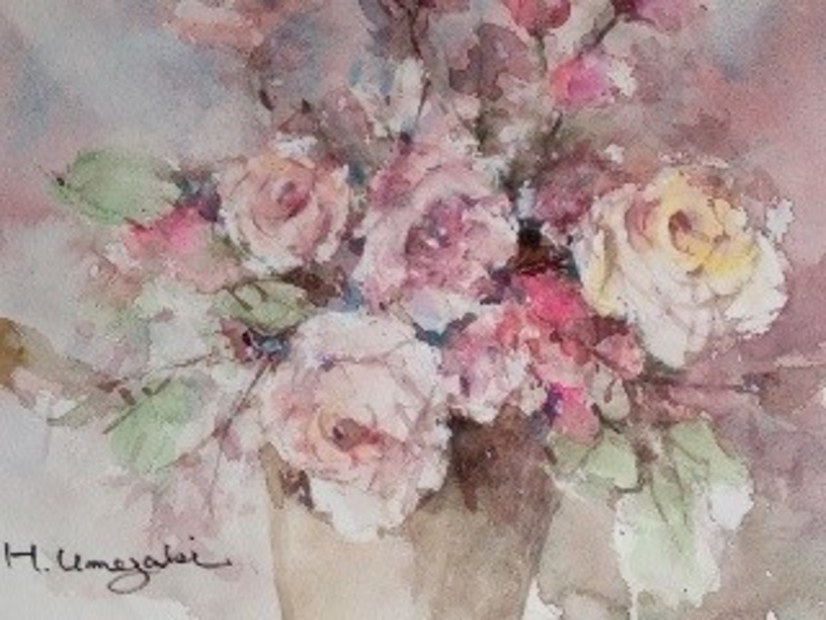 淡い薔薇