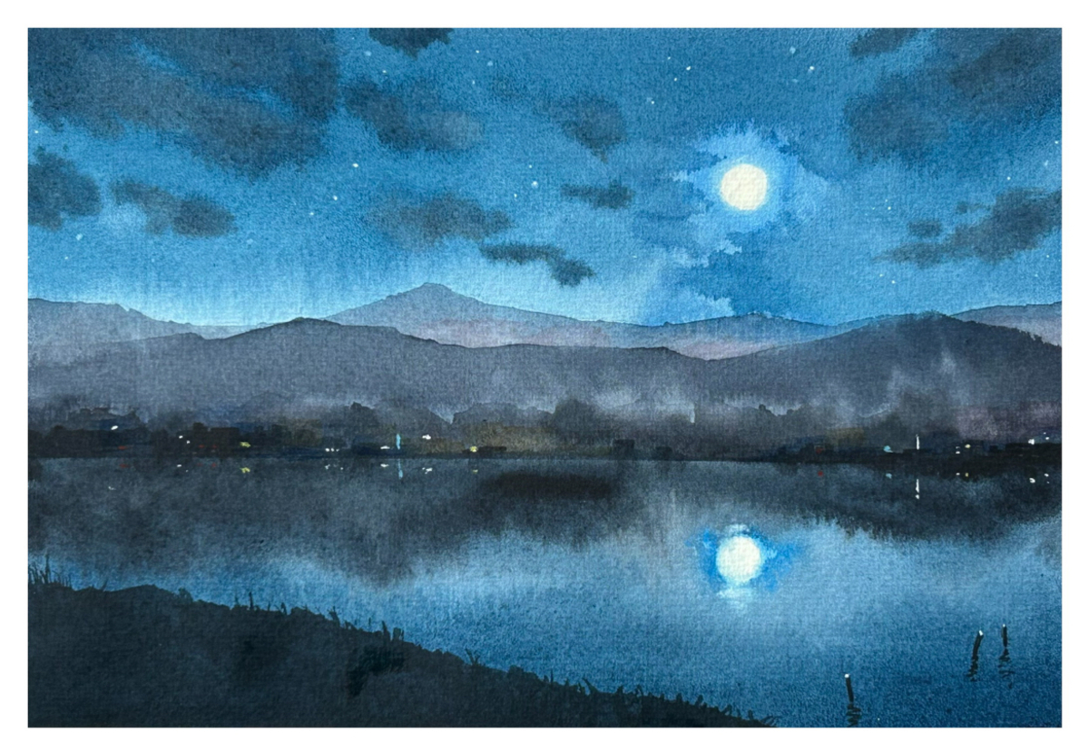 湖が夢をみている