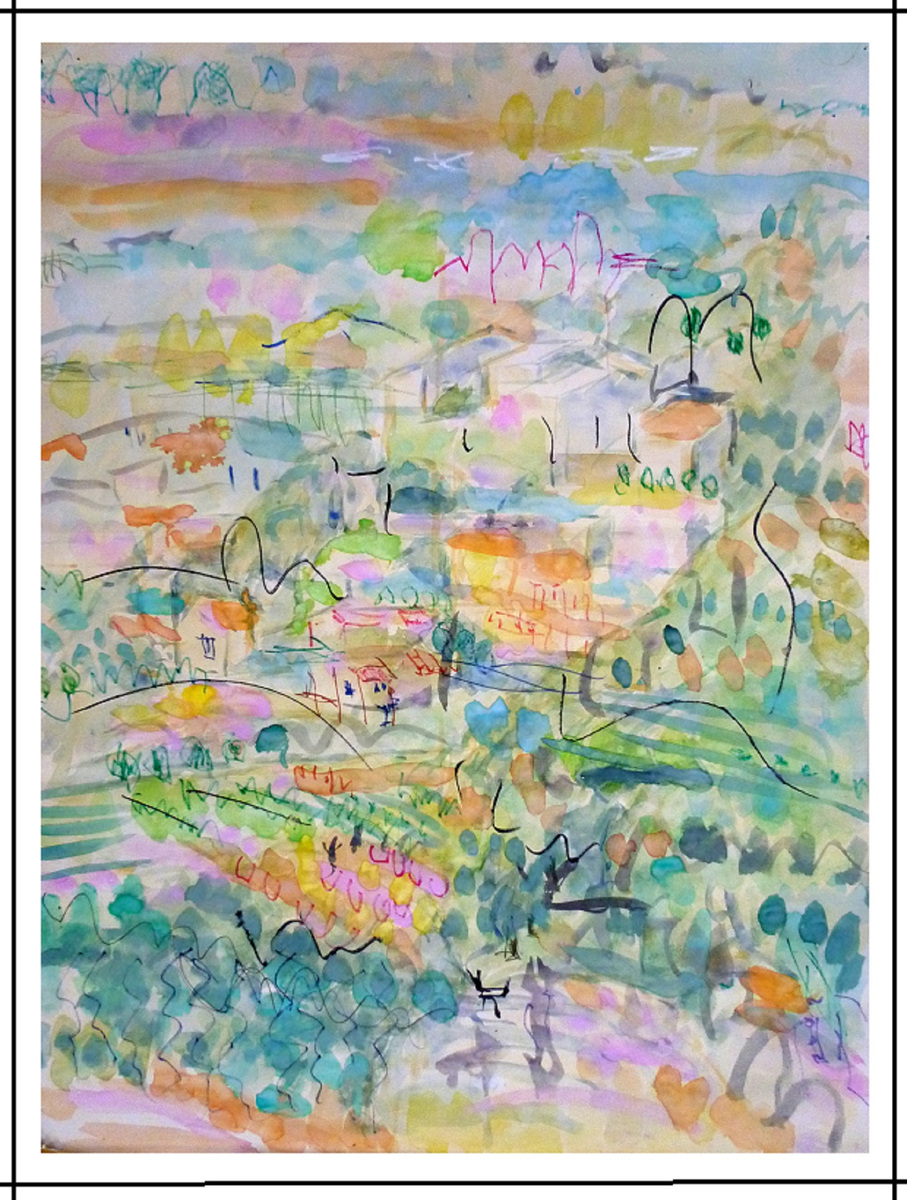 歌う南仏の村