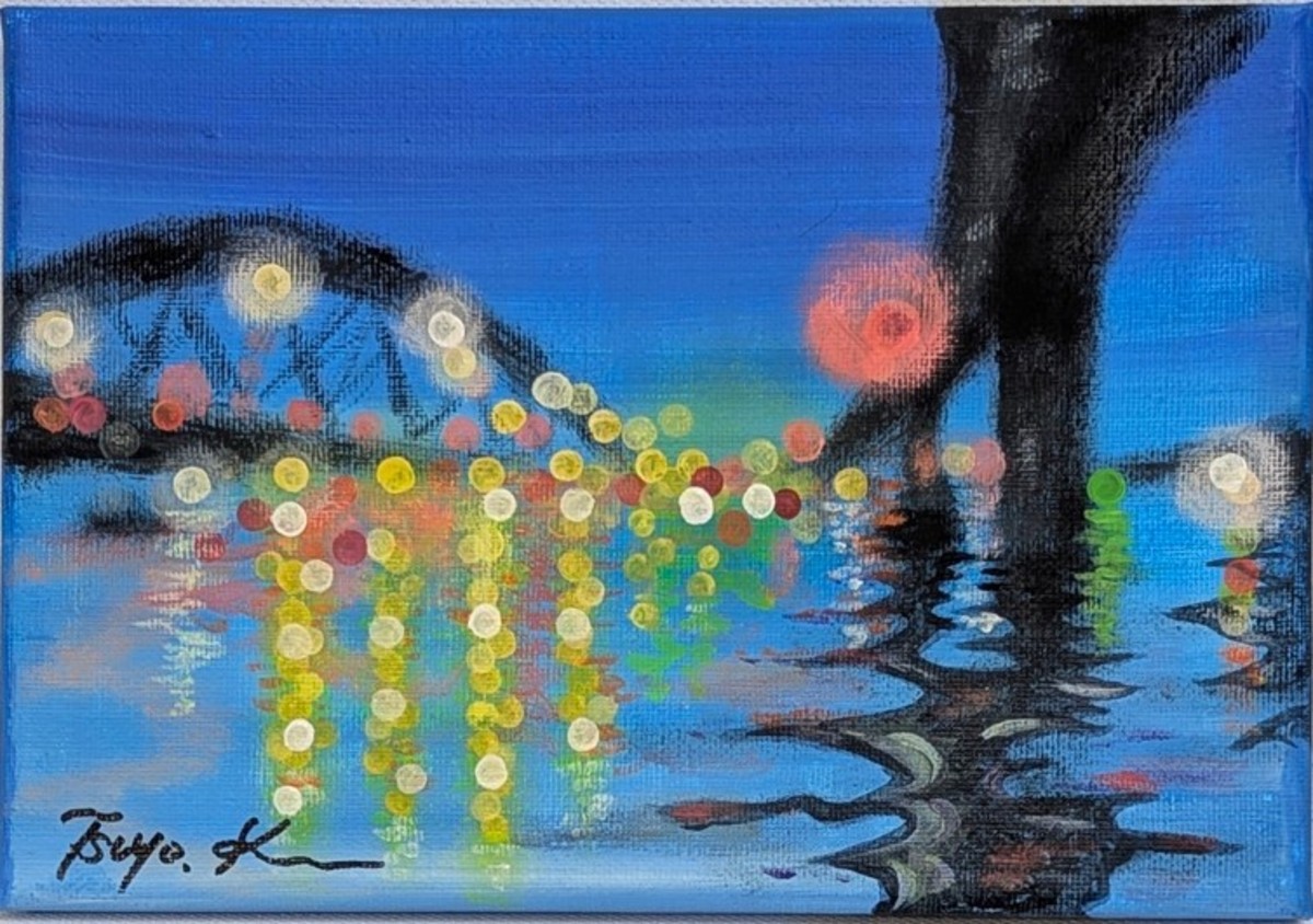 運河を渡る煌めきたち