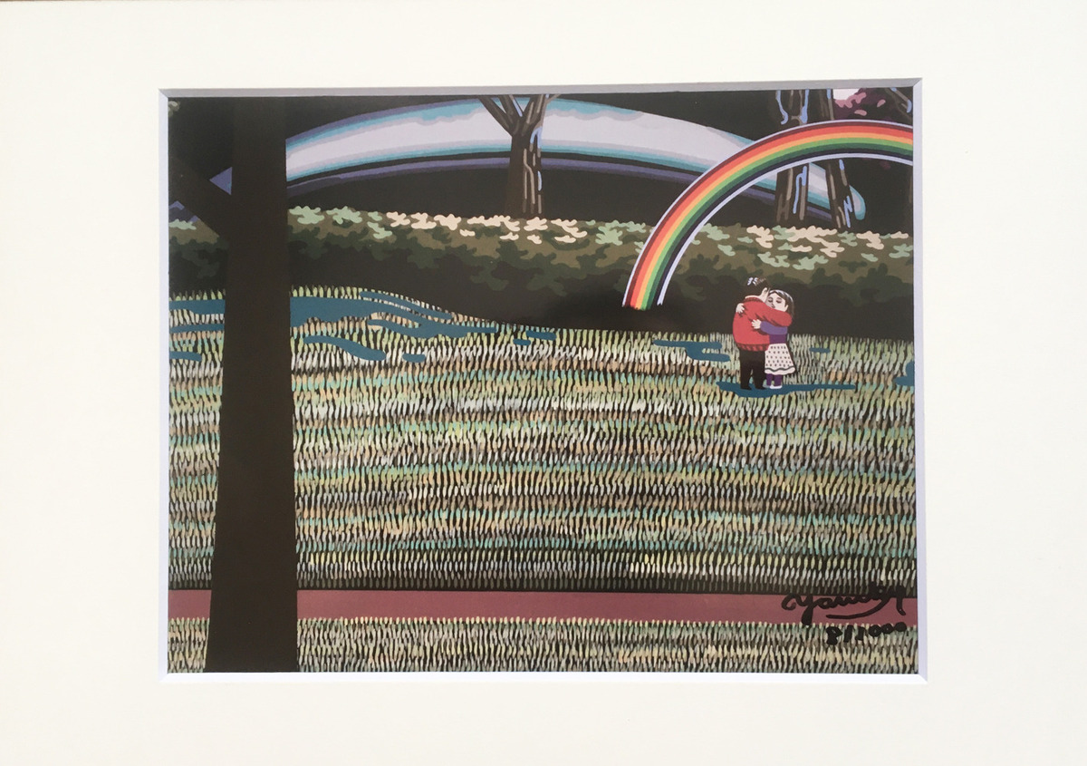 雨のち晴れーデジタル複製画ー(8/1000)