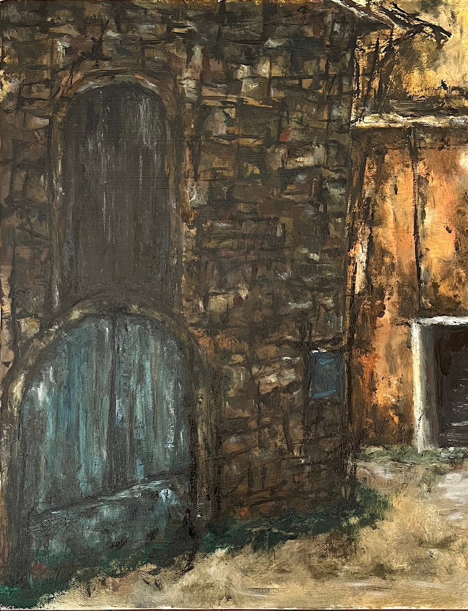 アルル闘技場そばにて