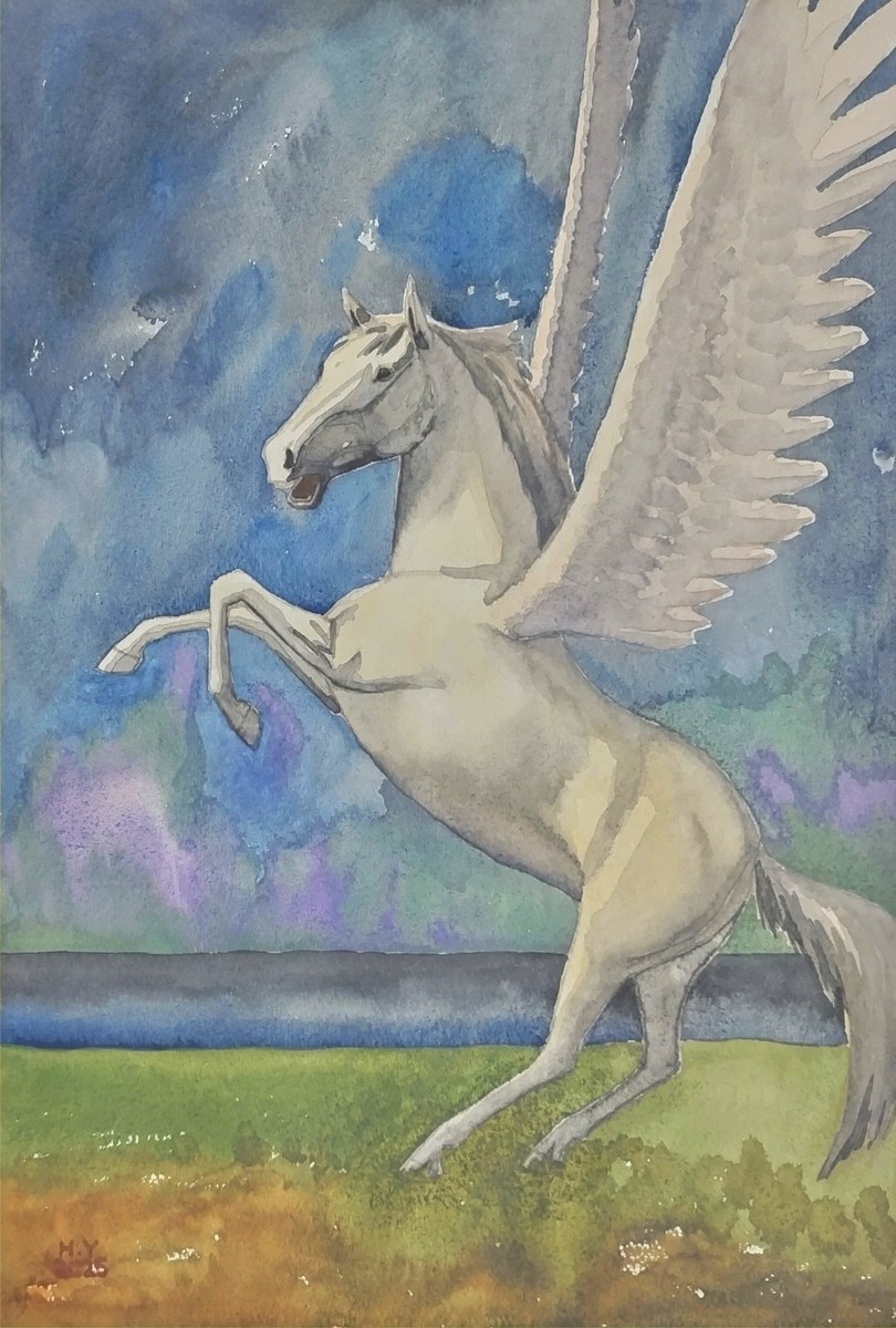 青い空とペガサス