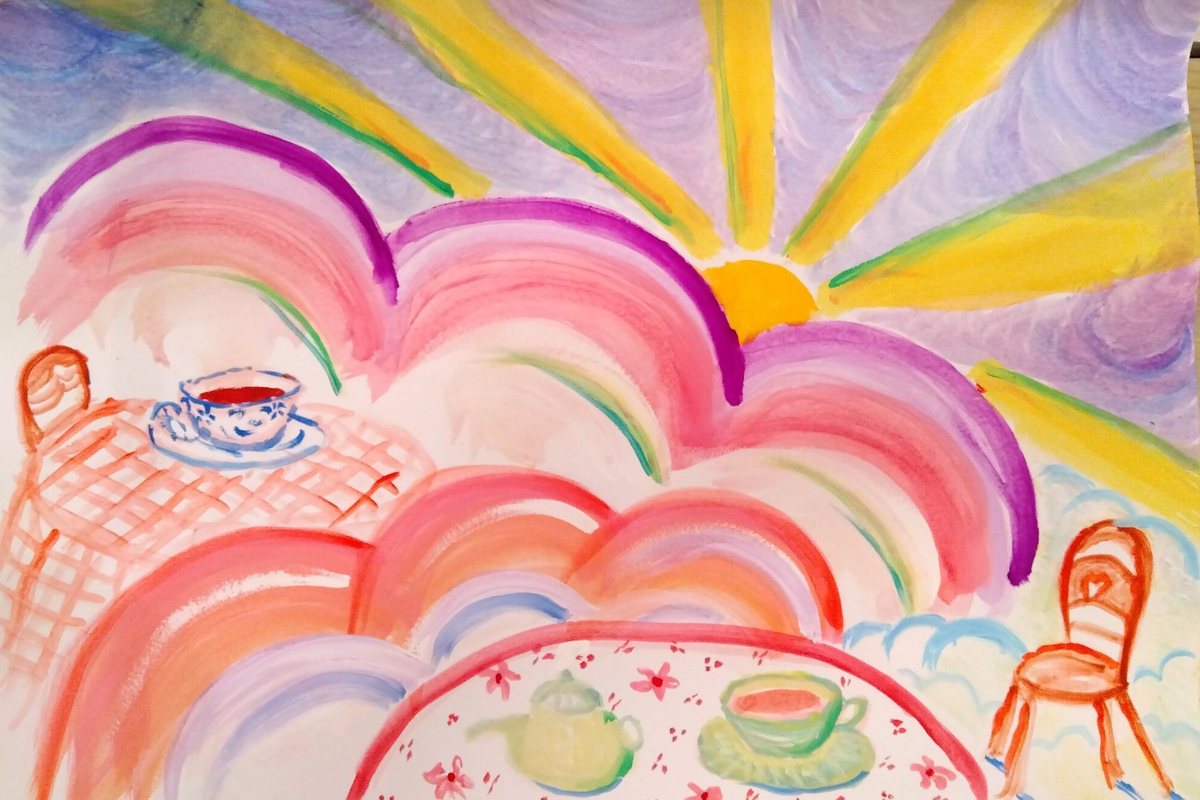 雲の上のモーニングティータイム